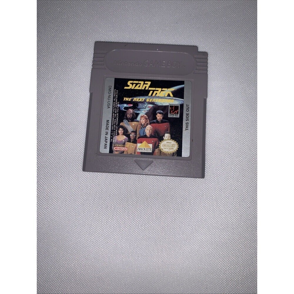 Video Games Star Trek The Next Generation Game Boy Original